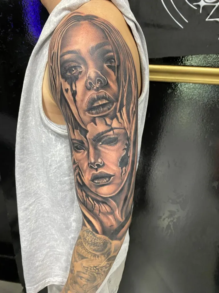 Tatuaje Rostros Realistas